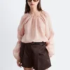 A-Linien-Satin-Shorts
