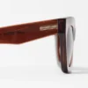 Acetat-Sonnenbrille mit rechteckigem Rahmen