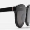 Acetat-Sonnenbrille mit rundem Rahmen