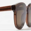 Acetat-Sonnenbrille mit rundem Rahmen