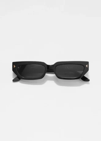 Acetat-Sonnenbrille mit schmalem Rahmen
