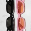 Acetat-Sonnenbrille mit schmalem Rahmen