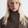 Asymmetrische Wolljacke
