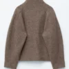 Asymmetrische Wolljacke
