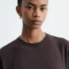 Asymmetrisches Midikleid aus T-Shirt-Material