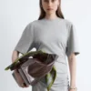 Asymmetrisches Midikleid aus T-Shirt-Material