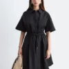 Ausgestelltes Minikleid mit Kordelzug