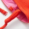 Bandeau-Bikini-Oberteil mit Struktur