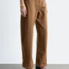 Barrel-Jeans mit weitem Bein