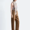Barrel-Jeans mit weitem Bein