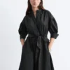 Baumwoll-Maxikleid