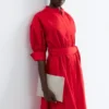Baumwoll-Maxikleid