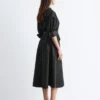 Baumwoll-Maxikleid