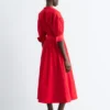 Baumwoll-Maxikleid