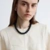 Baumwoll-Peplum-Oberteil