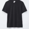 Baumwoll-T-Shirt mit Rundhalsausschnitt