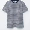 Baumwoll-T-Shirt mit Rundhalsausschnitt
