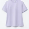 Baumwoll-T-Shirt mit Rundhalsausschnitt