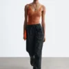 Baumwoll-Twill-Hose mit Kordelzug