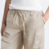 Baumwoll-Twill-Hose mit Kordelzug