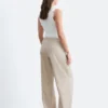 Baumwoll-Twill-Hose mit Kordelzug