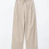 Baumwoll-Twill-Hose mit Kordelzug