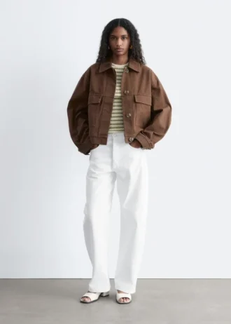 Baumwoll-Utility-Jacke