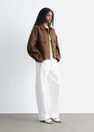Baumwoll-Utility-Jacke