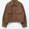 Baumwoll-Utility-Jacke