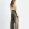 Baumwollhose mit Bundfalten