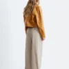 Baumwollhose mit Bundfalten