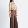 Baumwollhose mit Pressfalte
