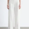 Baumwollhose mit Pressfalte