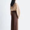 Baumwollhose mit Pressfalte