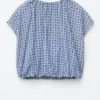 Bedruckte Ballonbluse