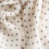 Bedruckte Seiden-Bluse mit Krawattenkragen