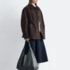 Übergroße Utility-Jacke mit Kordelzug