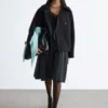 Übergroße Wolljacke
