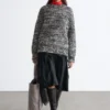 Übergroßer Wollpullover
