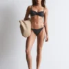 Bikini-Oberteil mit Bügel und Schleifendetail