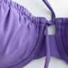 Bikini-Oberteil mit Bügel und Schleifendetail