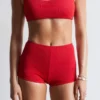 Bikini-Shorts mit hoher Taille