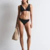 Bikini-Slip mit hoher Taille