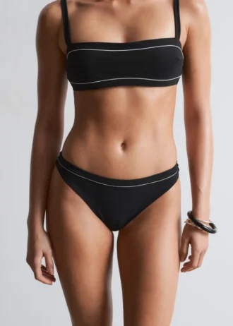 Bikini-Slip mit hoher Taille