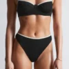 Bikini-Slip mit hoher Taille