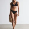 Bikini-Slip mit hoher Taille