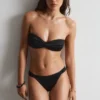 Bikini-Slip mit Rüschen