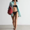 Bikini-Slip mit Rüschen