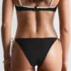 Bandeau-Bikini-Oberteil mit Bindeband vorne