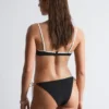 Bandeau-Bikini-Oberteil mit Bindeband vorne